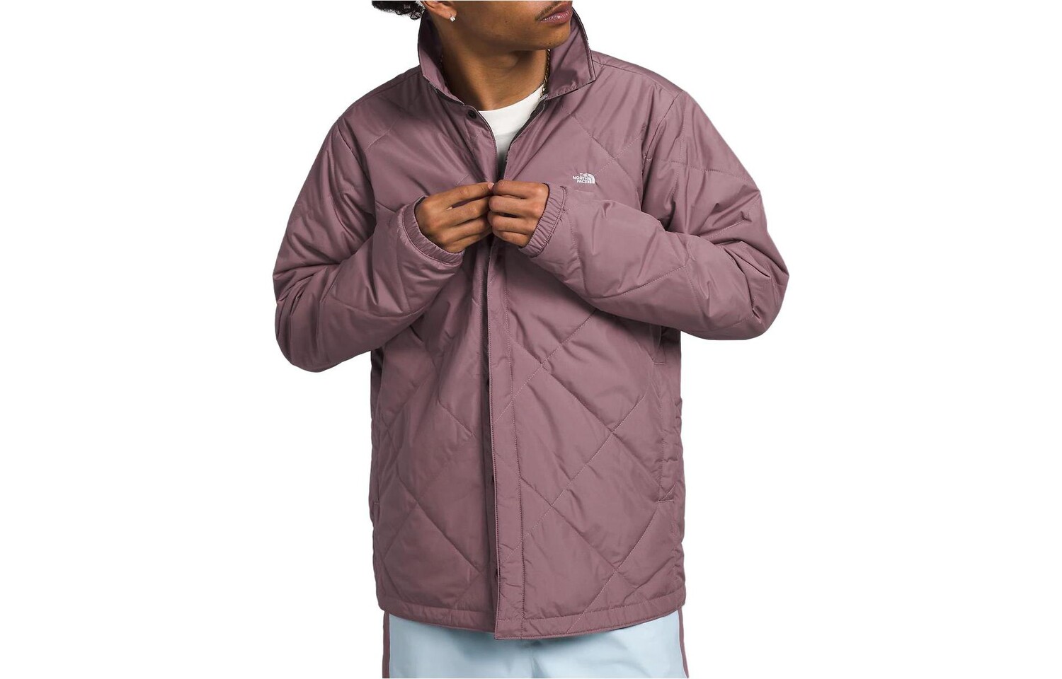 

Стеганая куртка мужская фиолетовая The North Face, фиолетовый