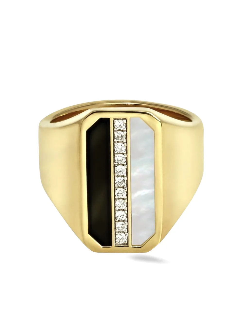 

Кольцо Eclipsis из желтого золота с бриллиантами Lark & Berry, золотой