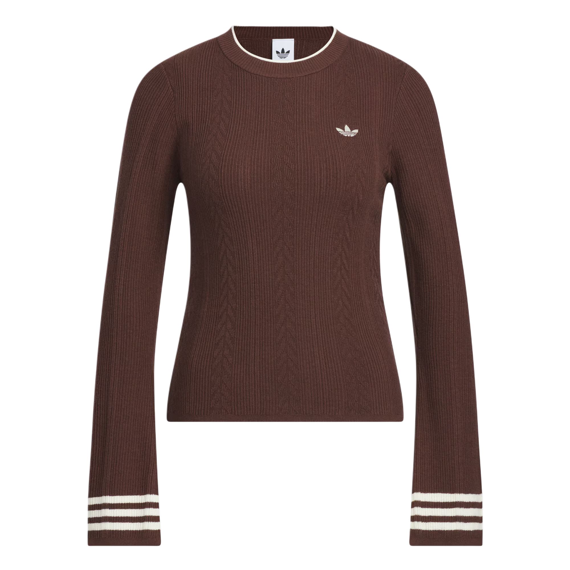 

Толстовка Crew Вязаный свитер Женская Adidas Originals, Reddish Umber