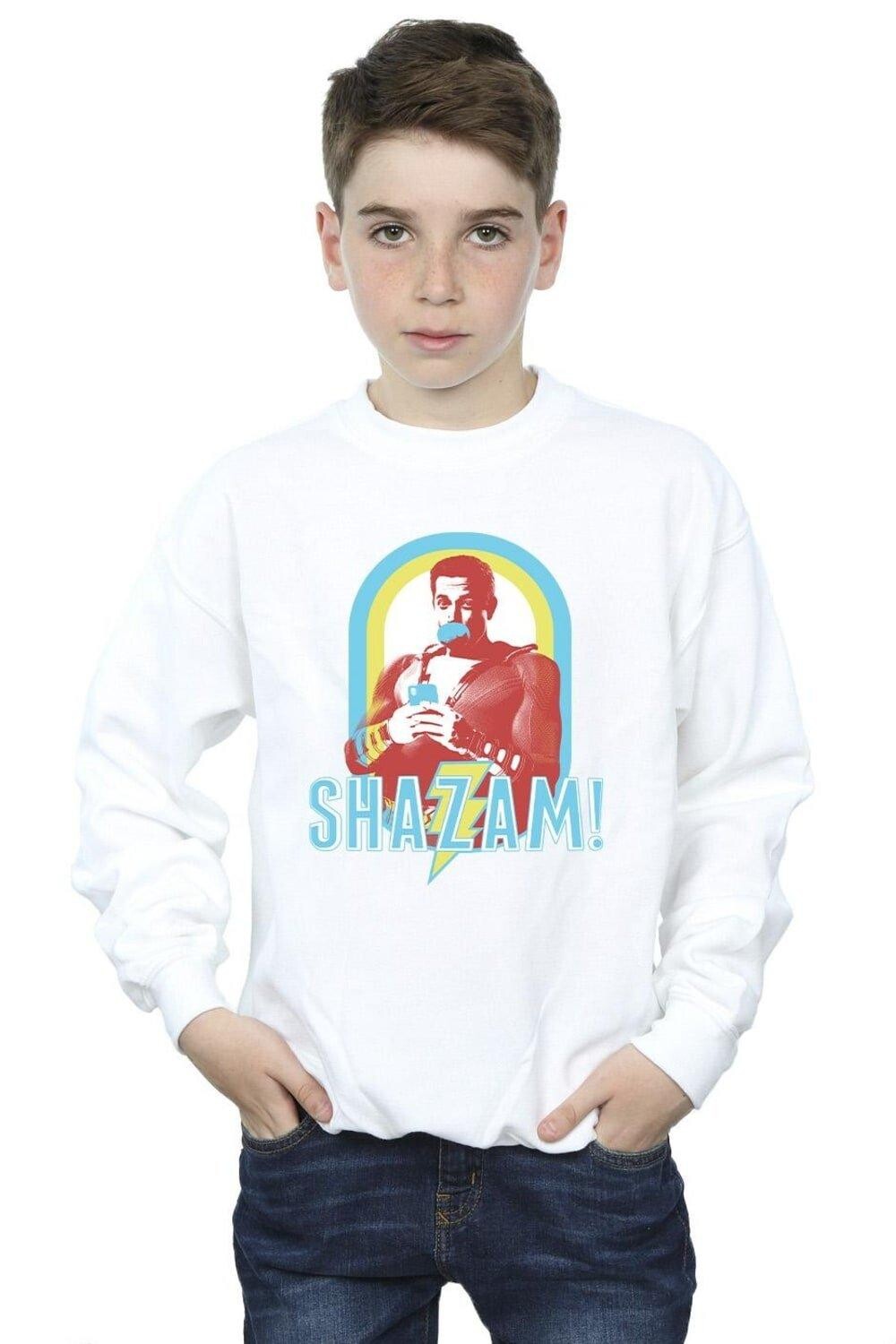 

Толстовка Shazam Buble Gum Frame DC Comics, белый