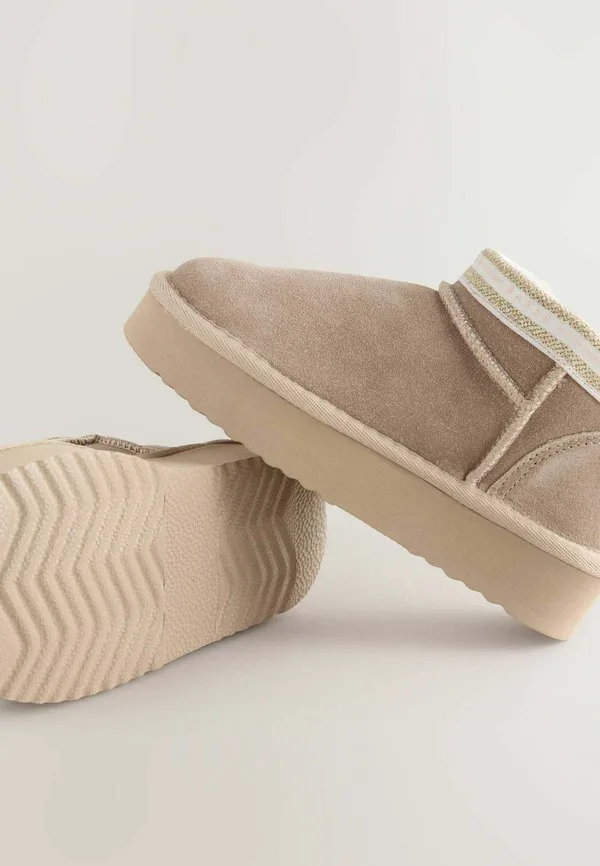 Уютные тапочки стандартного размера Baker By Ted Baker, Mink Brown — фото 3
