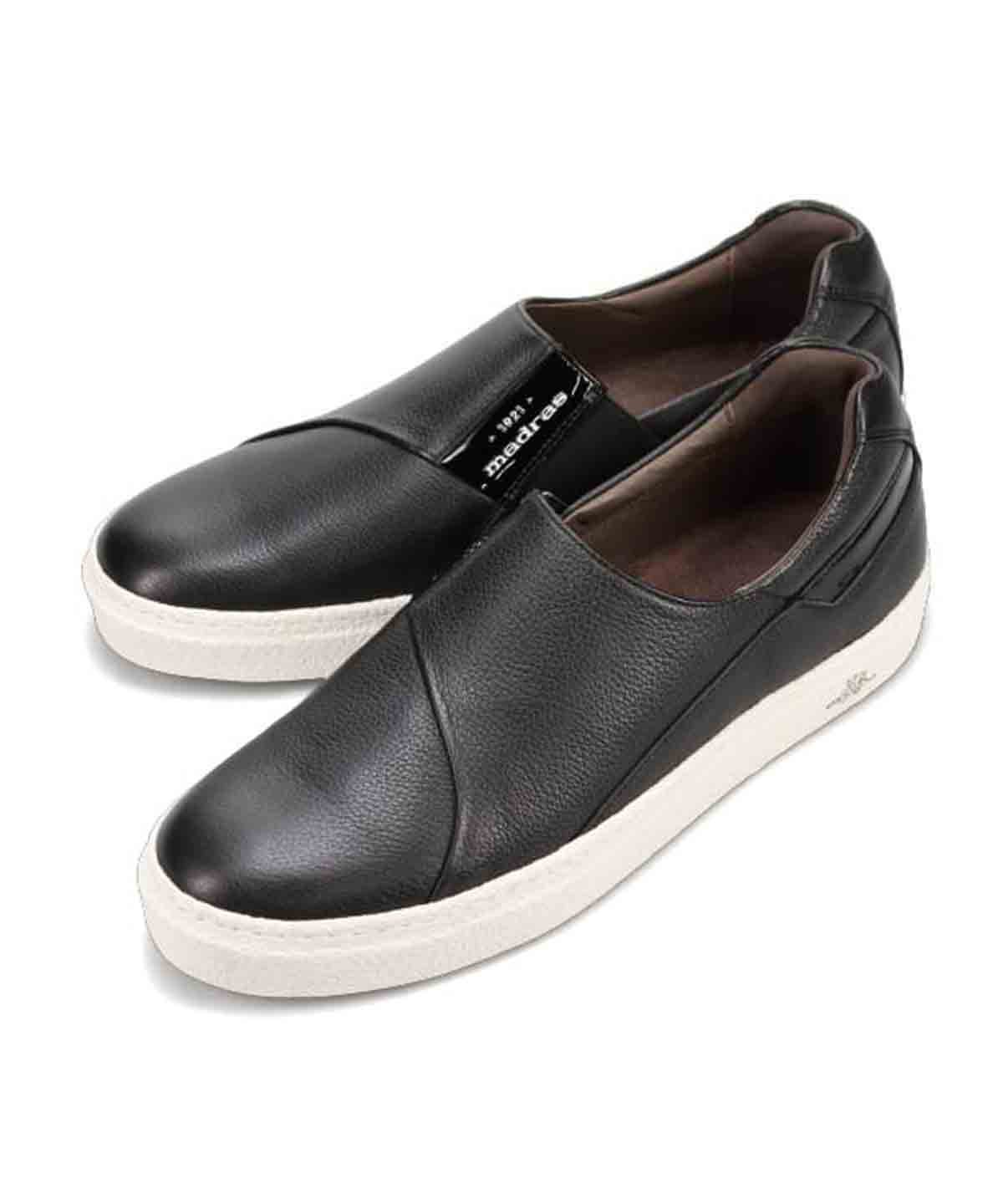 Туфли из ткани мадрас, слипоны». Madras, black