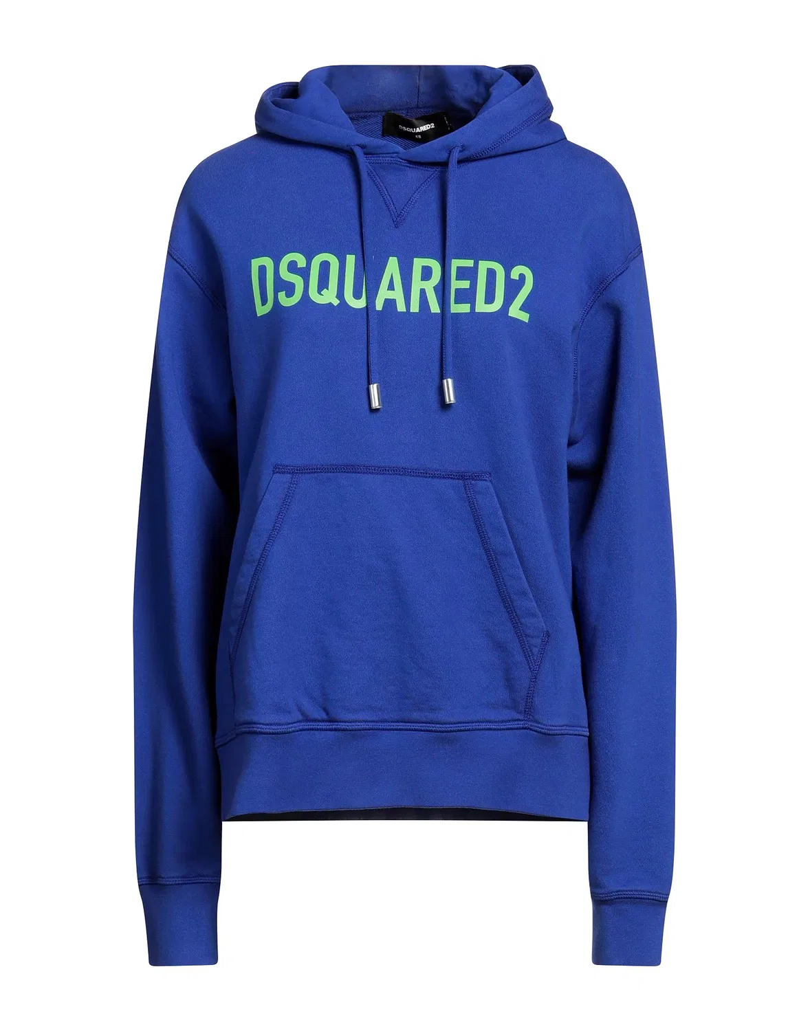 Свитшот с капюшоном и принтом DSQUARED2 синий
