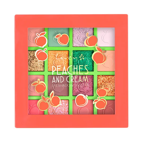 

Палитра теней Eyeshadow Palette Lovely, цвет peaches and cream