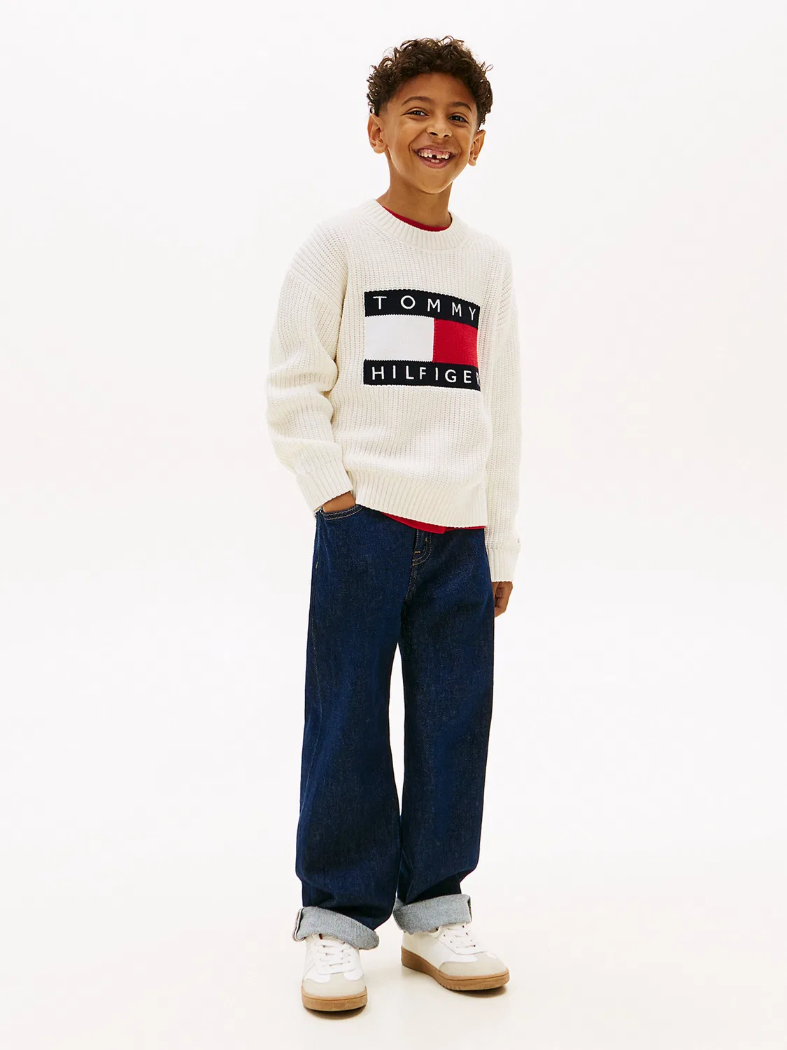 Свитер 'Heritage' Tommy Hilfiger, White — фото 3