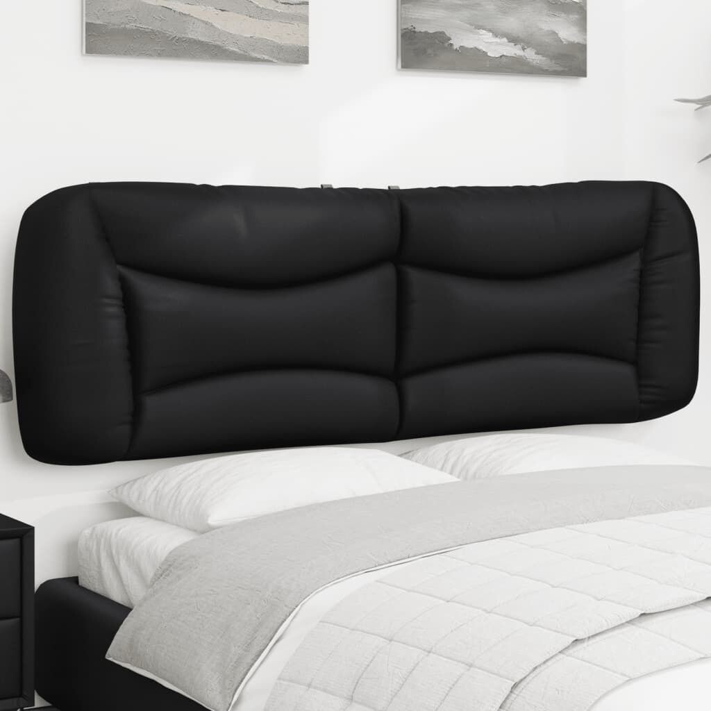 

Подушка на изголовье черная искусственная кожа 160 см DKD HOME DECOR