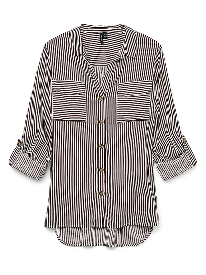 

Рубашка Vero Moda, черный/белый