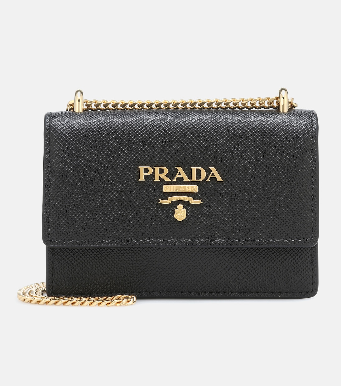 

Микрокожаная сумка через плечо Prada