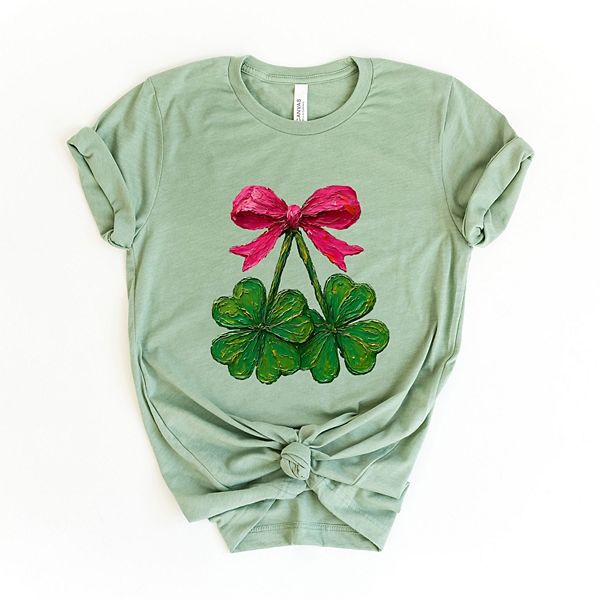 

Футболка с принтом Clover cherries paint Simply Sage Market, Sage, Зеленый, Футболка с принтом Clover cherries paint Simply Sage Market, Sage