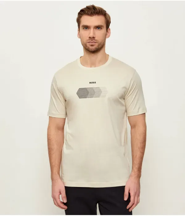 Футболка TS_Unity regular fit Boss Green, бежевый