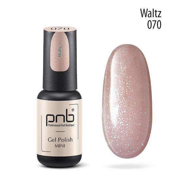 

Гибридный лак 070, 4 мл Pnb Gel polish mini, цвет 070