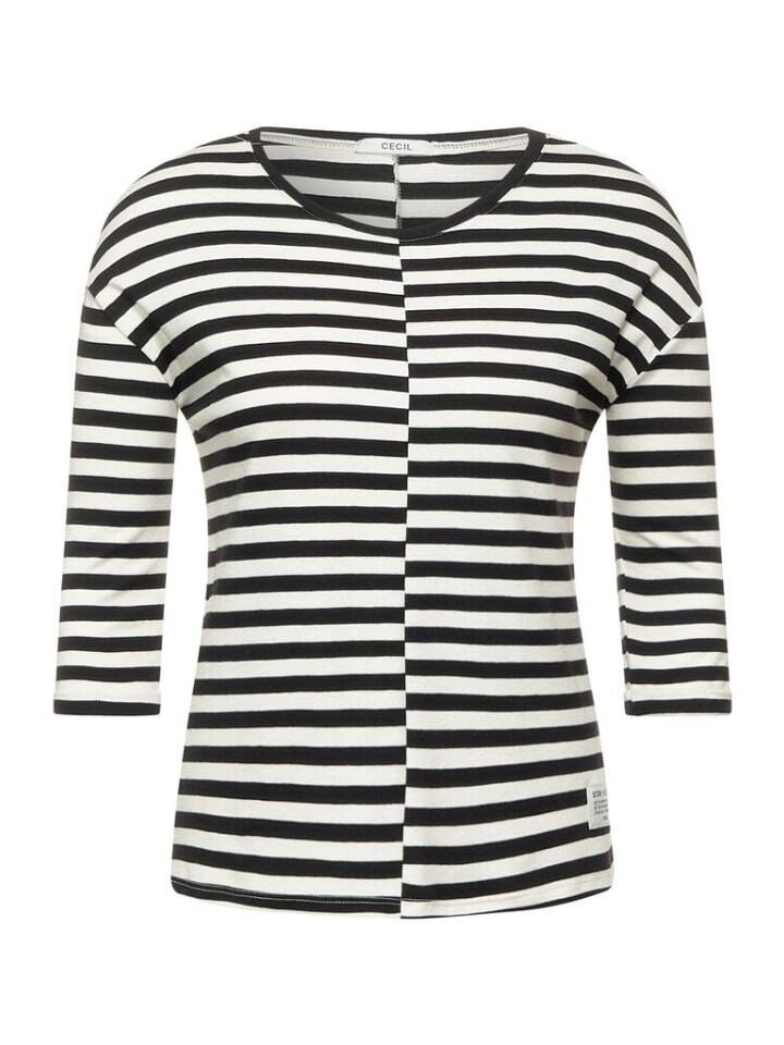 

Лонгслив Cecil Langarmshirt, цвет dark vanilla white