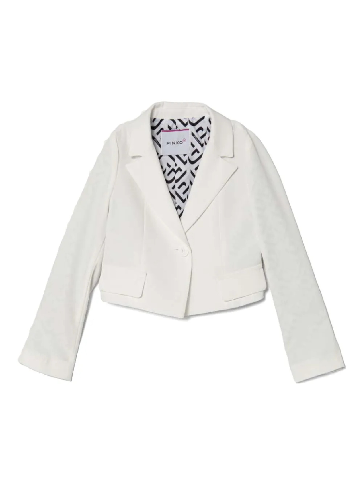

Укороченный блейзер Pinko Kids, белый