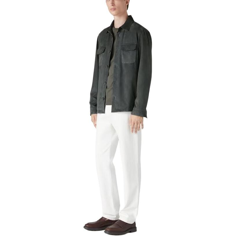 

Футболка мужская зеленая Loro Piana, зеленый