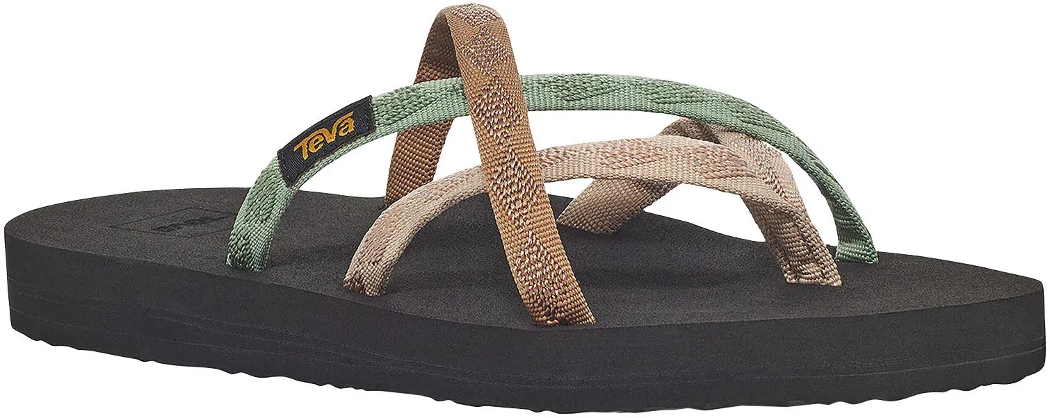Шлепанцы Teva "Olowahu W's", зеленый