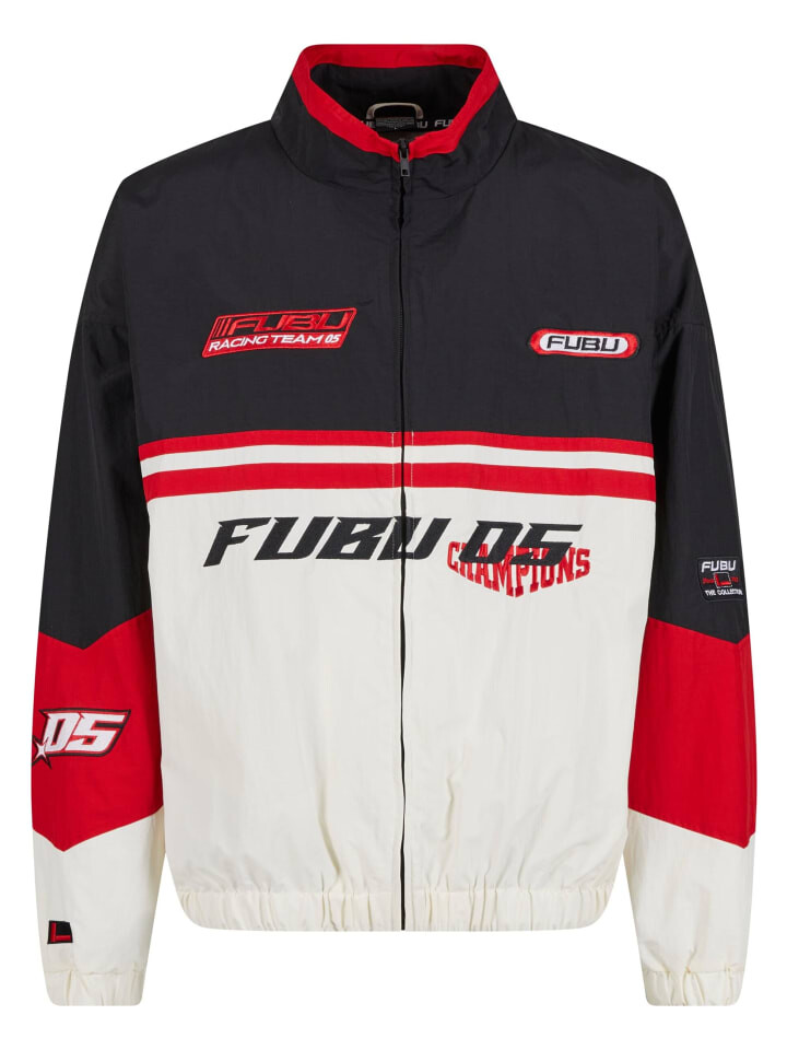 

Куртка FUBU n, цвет offwhite/black/red