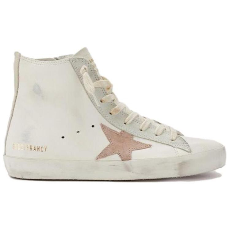 Кроссовки Golden Goose Skateboarding Shoes Women's High-top White, белый — фото 2