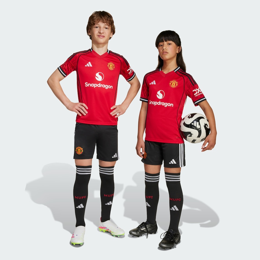 Обычные спортивные штаны ADIDAS PERFORMANCE Manchester United 25/26, черный — фото 3