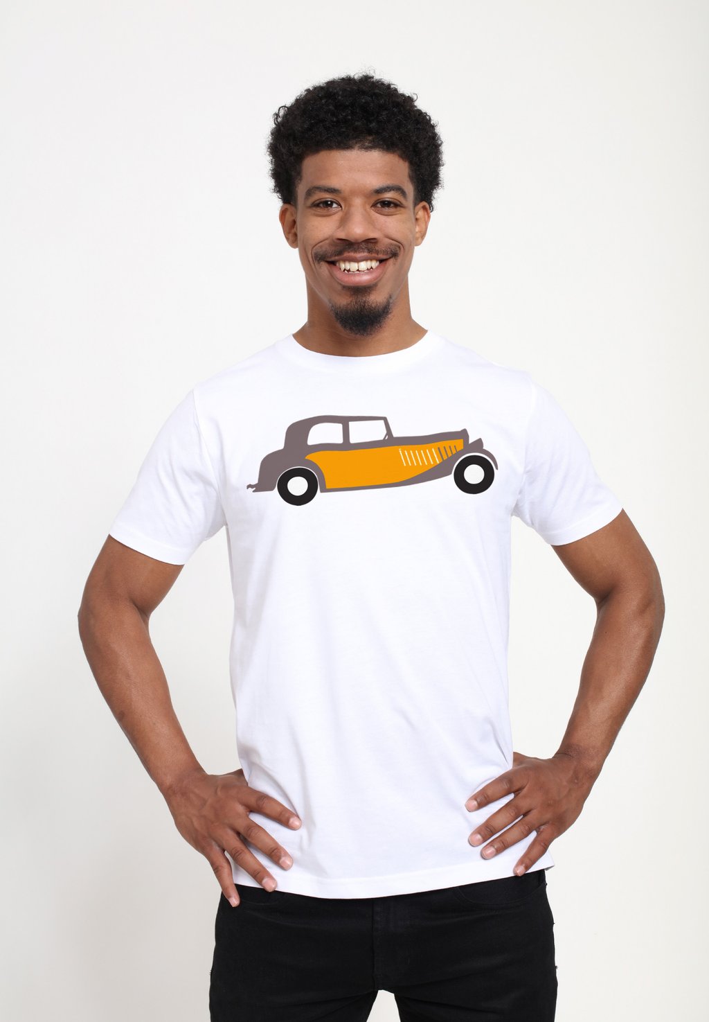 

Футболка с принтом CITROEN TRACTION CAR SKETCH Henry Tiger, белый