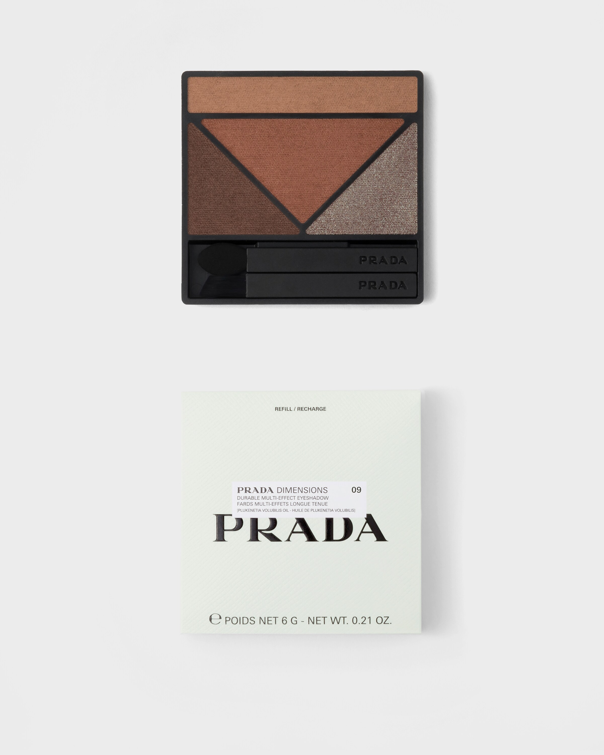 Сменный блок для палетки теней Prada Dimensions Holo Nude - 09 - PRIMULA, мультиколор — фото 3
