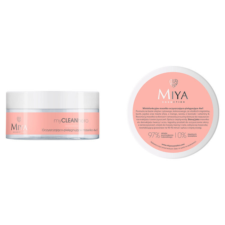 Средство для снятия макияжа Miya Cosmetics — MyCleanHero, Очищающее/уходовое масло. 4в1, 70 г — фото 2