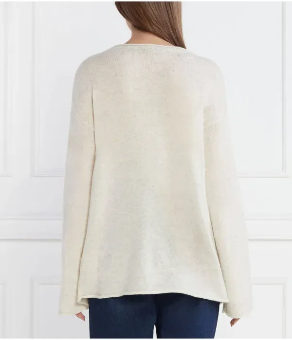 Шерстяной свитер BOAT-NK relaxed fit Tommy Hilfiger, бежевый — фото 4