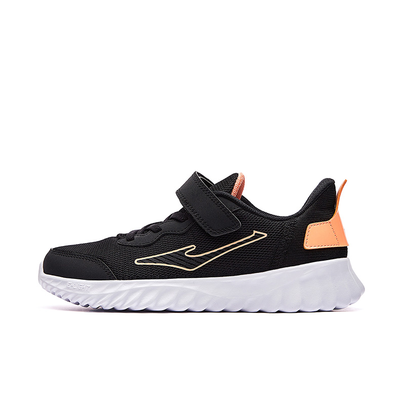 

ERKE KIDS Низкие детские кроссовки для бега, черные, оранжевые, детские