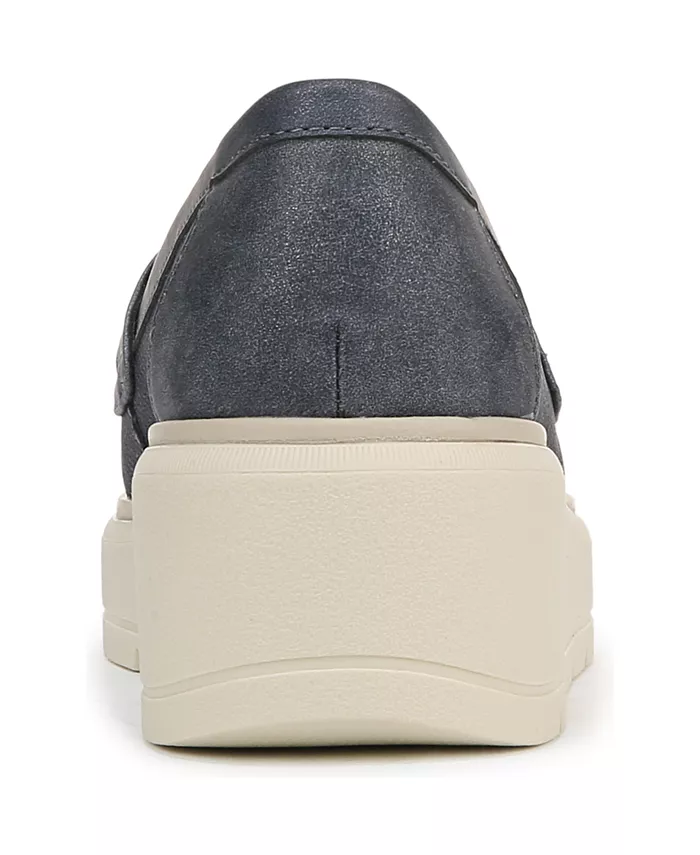 Женские лоферы Nice Day Max на платформе с массивной подошвой Dr. Scholl's, синий — фото 3