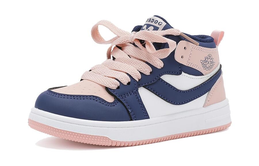 Кроссовки BOBDOG Kids Skateboarding Shoes Kids High-top, цвет Navy — фото 3