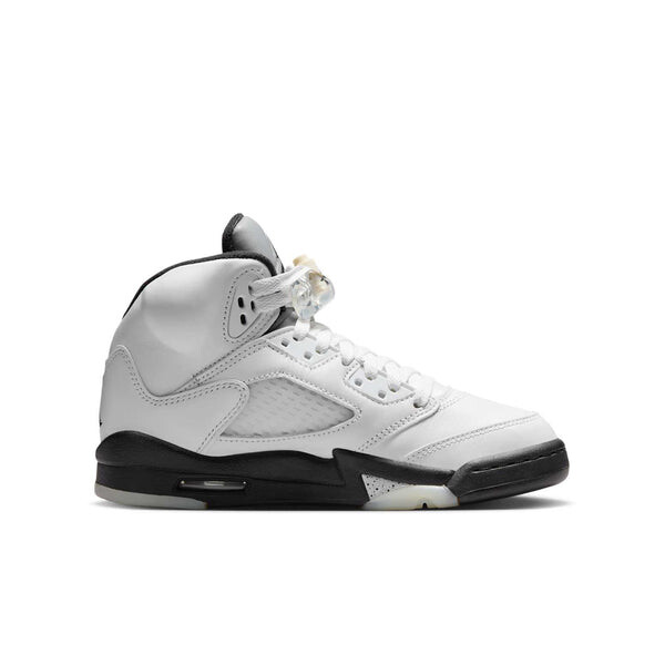 Кроссовки 5 retro 'reverse metallic' Air Jordan, белый — фото 2