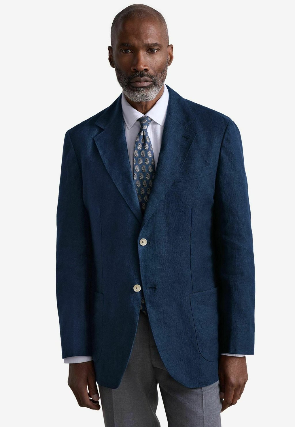 

Пиджак-блейзер REGULAR FIT SIGNATURE TEXTURED Next, синий
