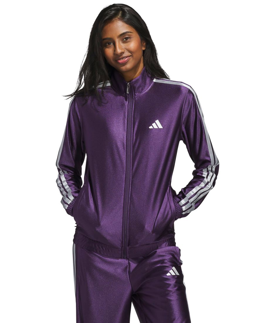 

Женская спортивная куртка Shine стандартного кроя Adidas, Aurora Plum