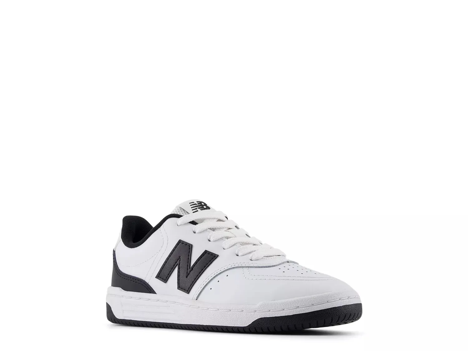 

Кроссовки New Balance BB80 Court — детские, белые/черные