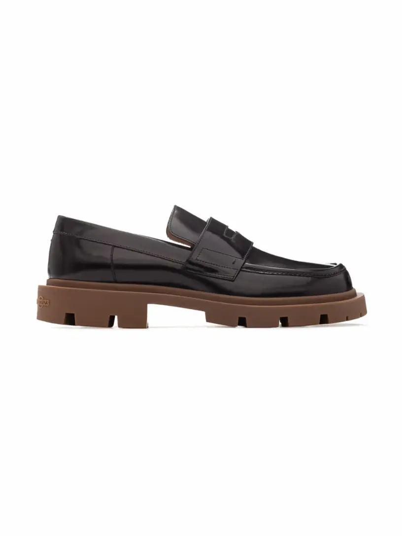 

Кожаные пенни-лоферы Ivy Maison Margiela, черный