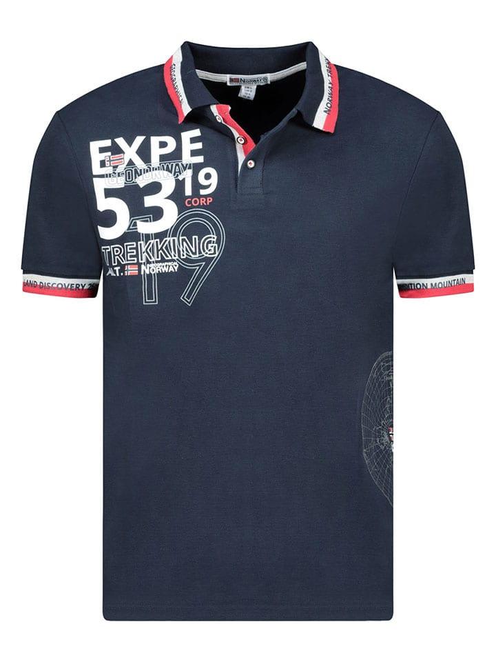 

Рубашка-поло Geographical Norway, темно-синий