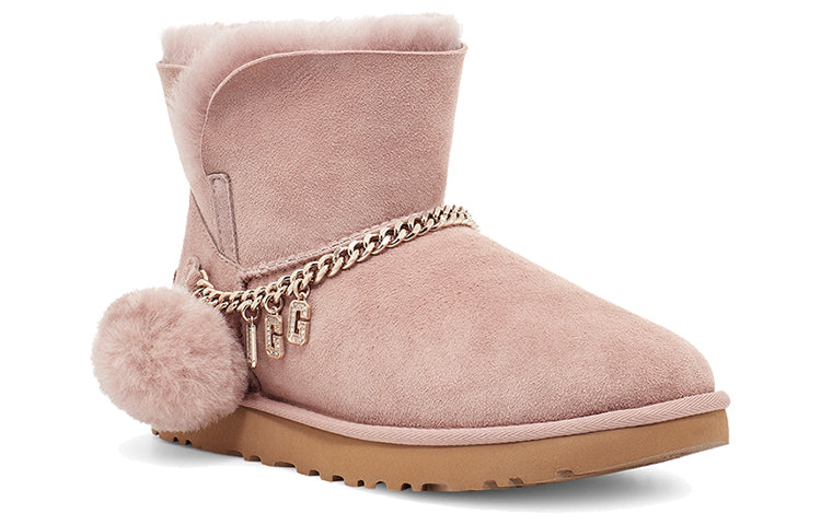 Ботинки зимние UGG WMNS Classic Charm Mini, розовый — фото 4