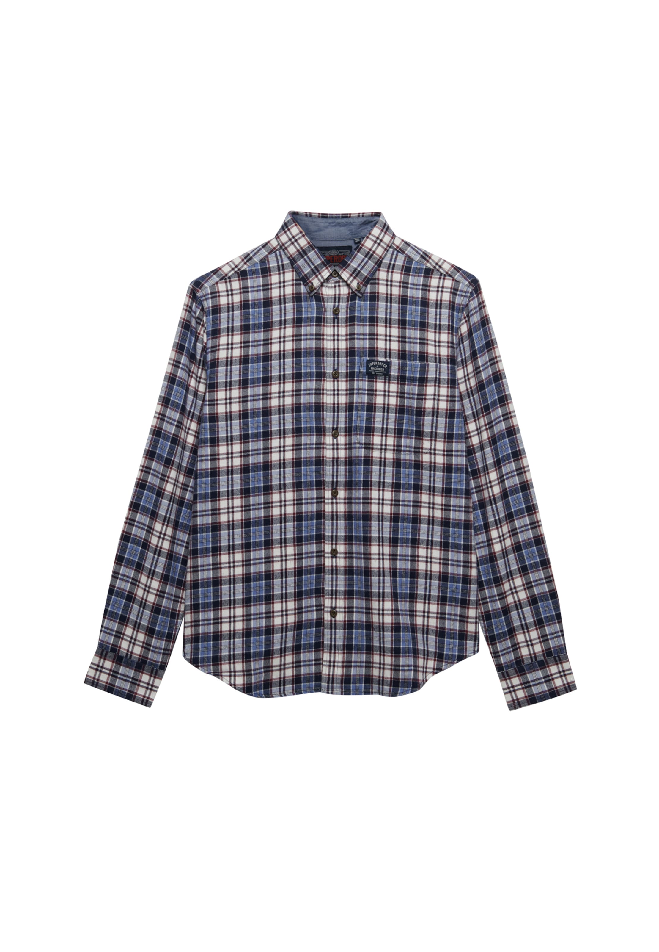 

Superdry & Co Рубашка на пуговицах комфортного кроя в морском синем цвете