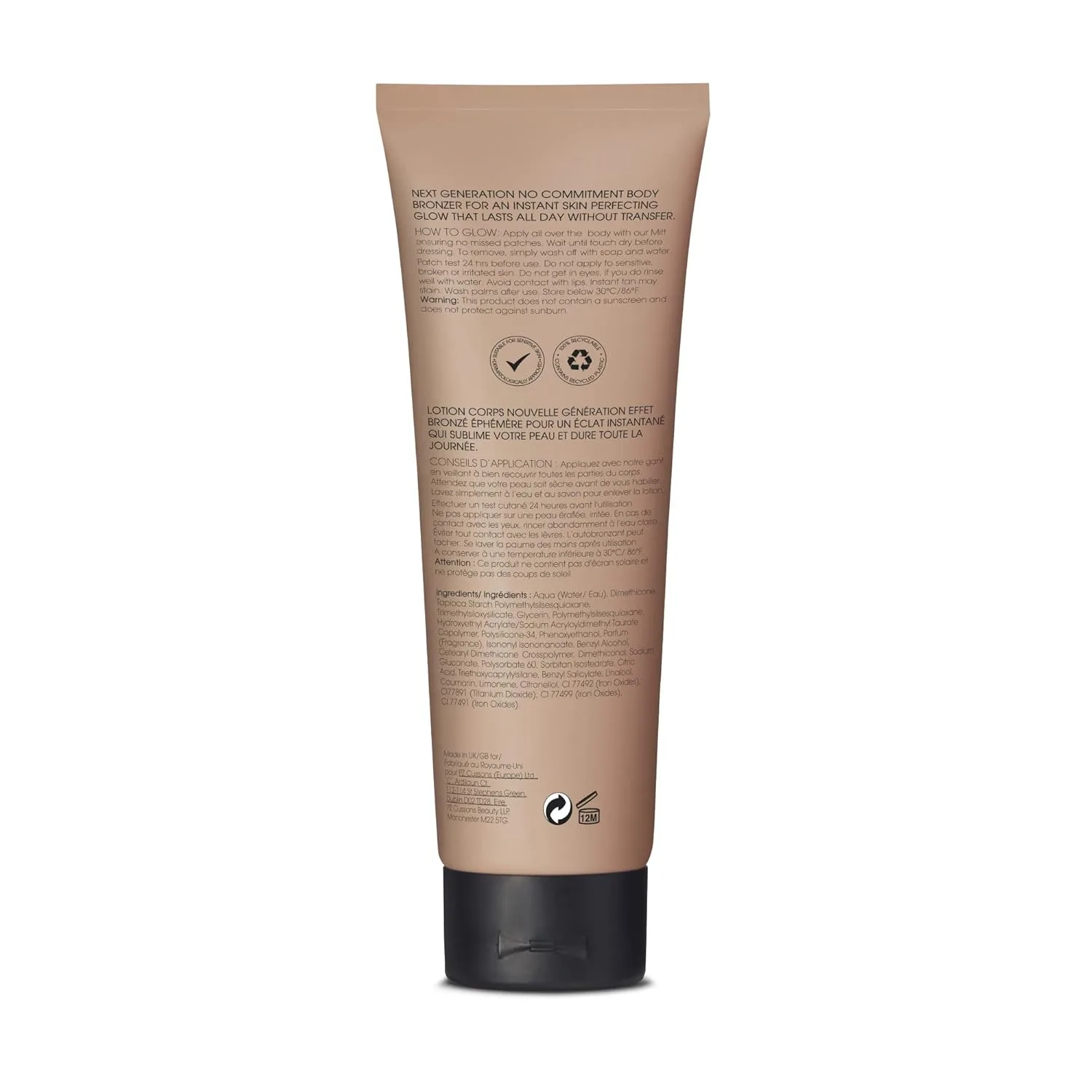 Бронзер для лица и тела St.Tropez Instant Glow, стойкий, веганский, натуральный и не тестируется на животных. 96.39 г (1 шт.) — фото 2