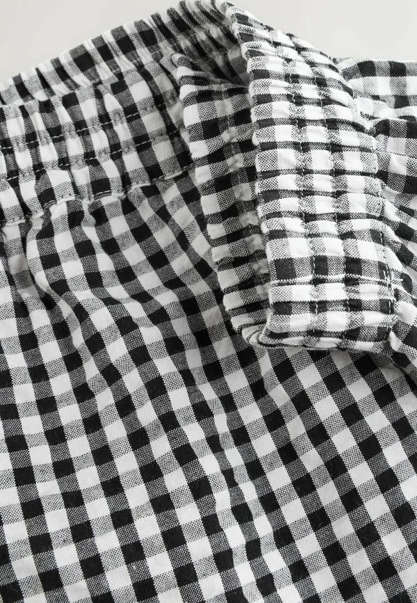 Шорты стандартного кроя Next, Black White Gingham — фото 2