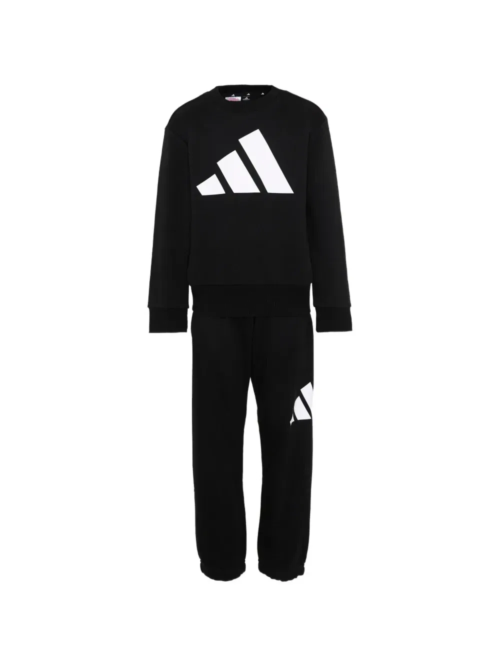 Спортивный костюм с логотипом (набор из двух предметов) Adidas Kids, черный