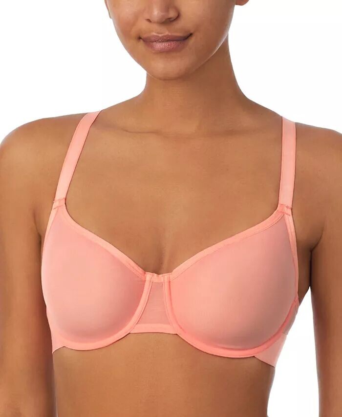 

Женский полупрозрачный бюстгальтер без подкладки, DK4085 DKNY, розовый