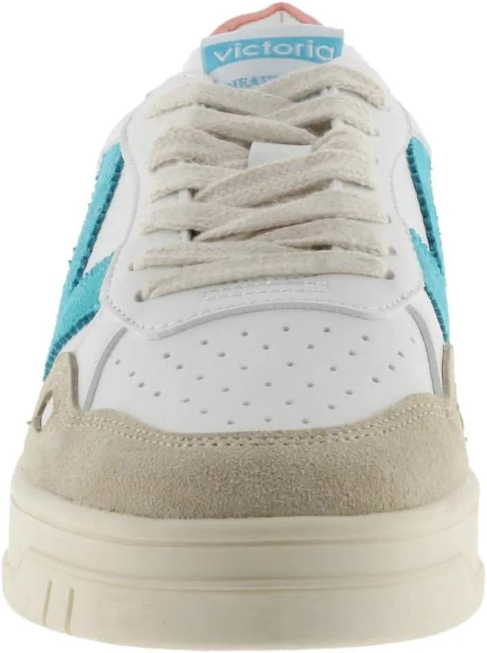 Кроссовки Victoria Low-Top Unisex Seul Leather Effect & Colored & Split Leather Parts in Contrast 1257101 для взрослых — фото 2