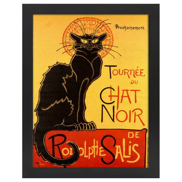 

Рамка для фотографий LegendArte Poster Tournée du Chat Noir, черный