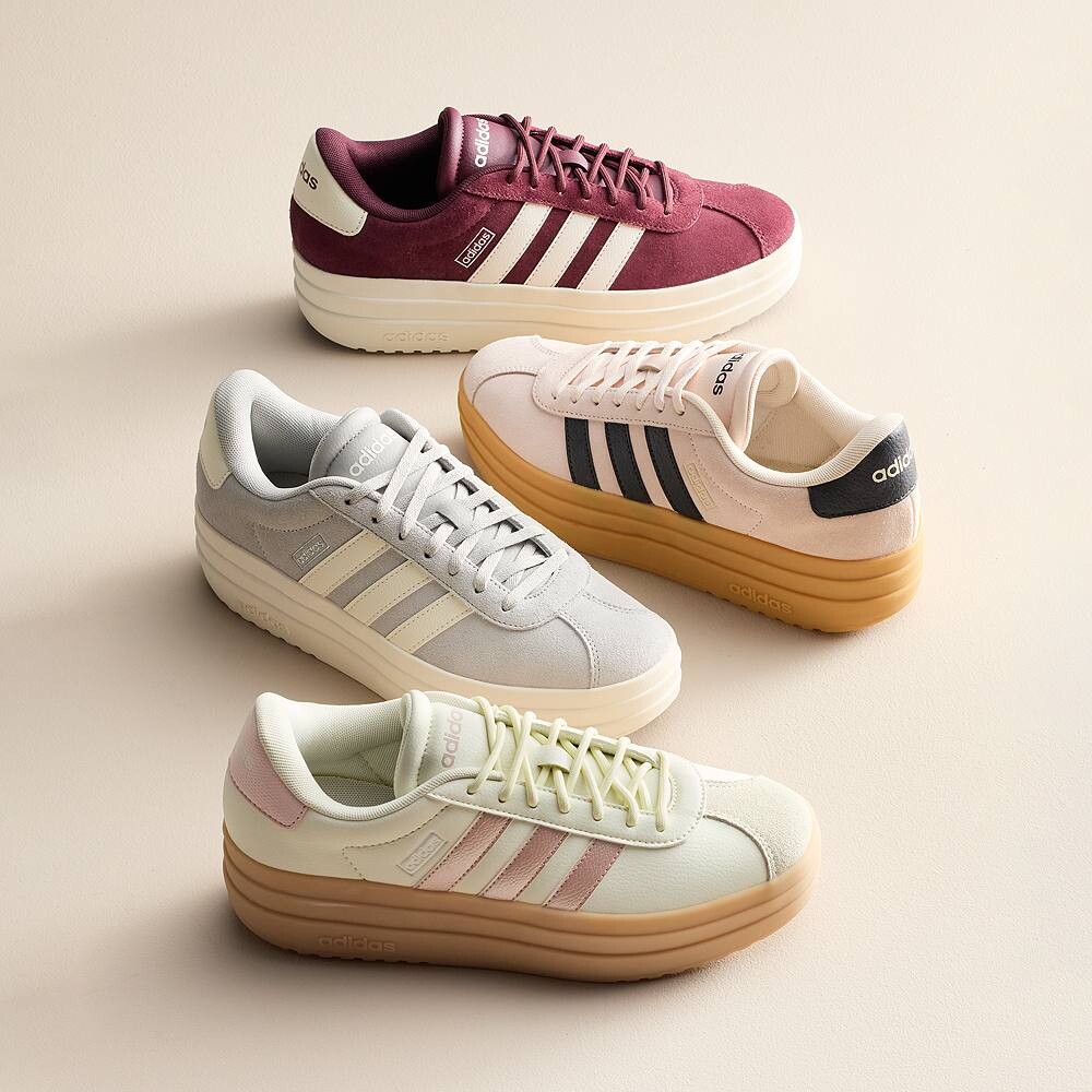 Женские туфли adidas VL Court Bold Adidas, серый — фото 4