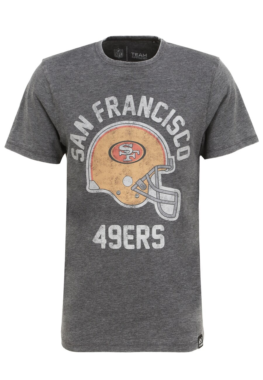 

Классическая футболка Recovered Shirt NFL Helmet Print, темно-серый