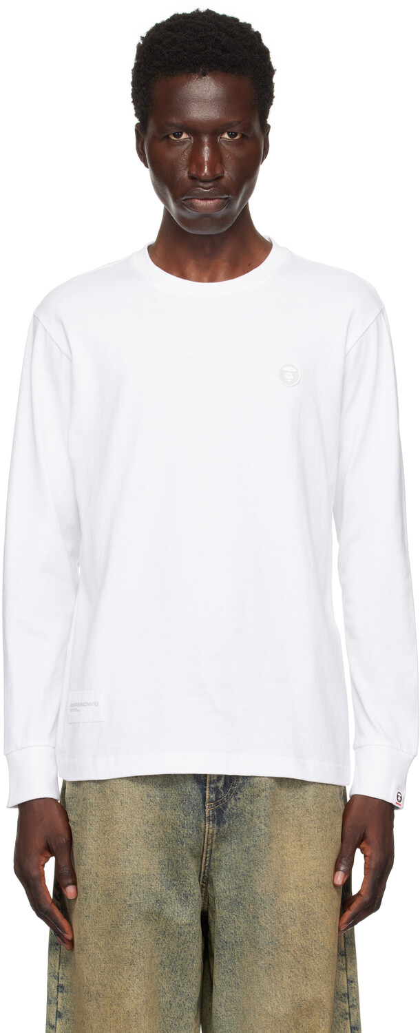 

Футболка «AAPE Now» AAPE by A Bathing Ape, белый