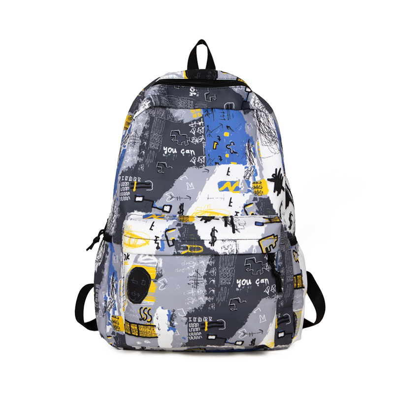 

Alcohol dragon Нейлоновый рюкзак мужской черный светло-синий зеленый серо-голубой, Gray Blue