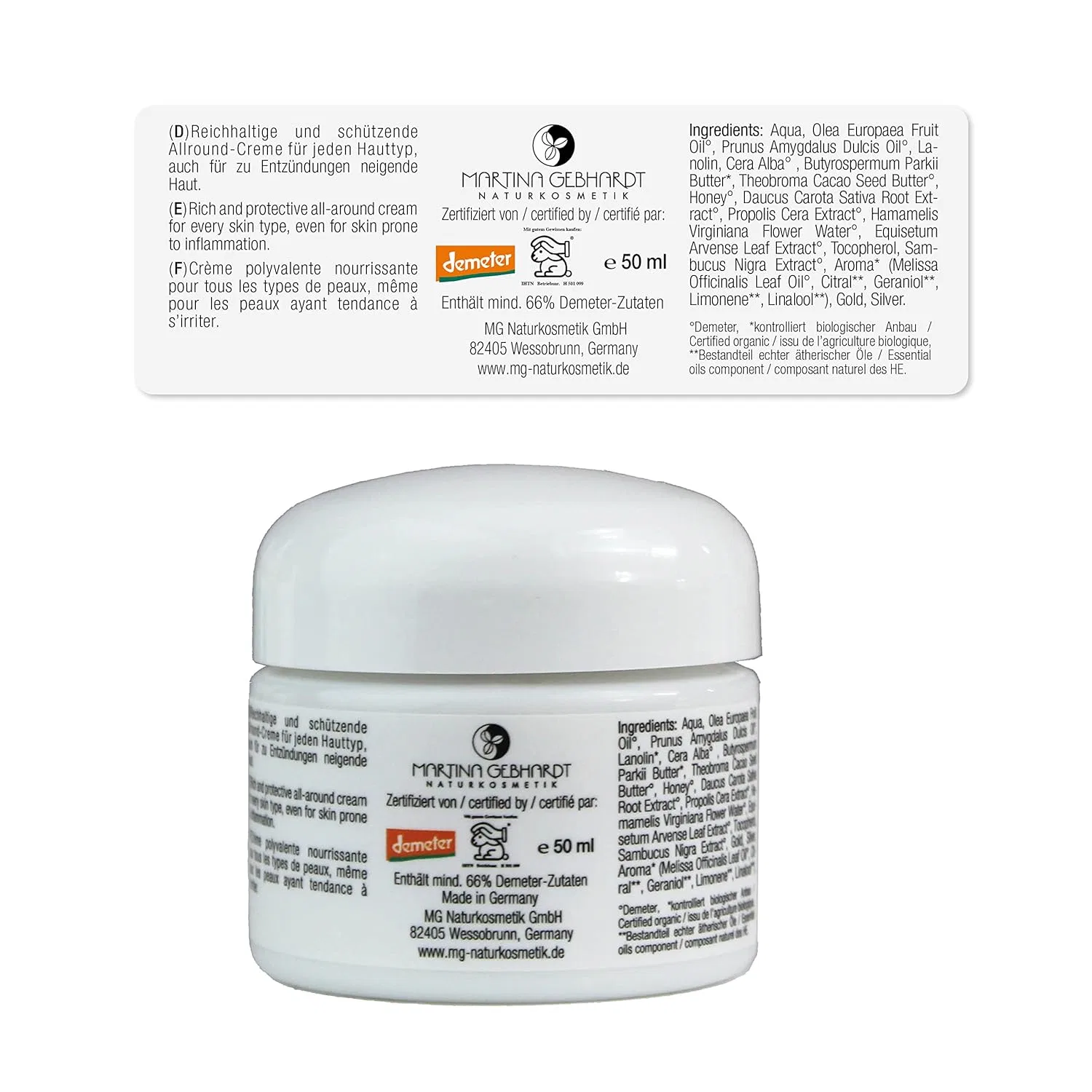 Крем для лица Martina Gebhardt — С прополисом «PROPOLIS Cream» от — фото 2
