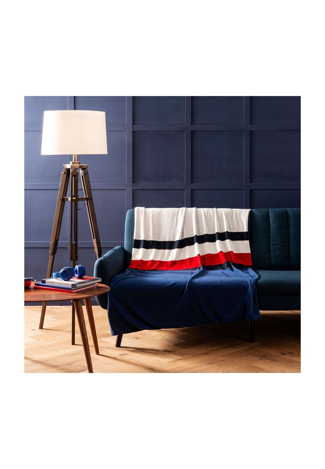 

Плед ESSENTIAL Tommy Hilfiger, синий
