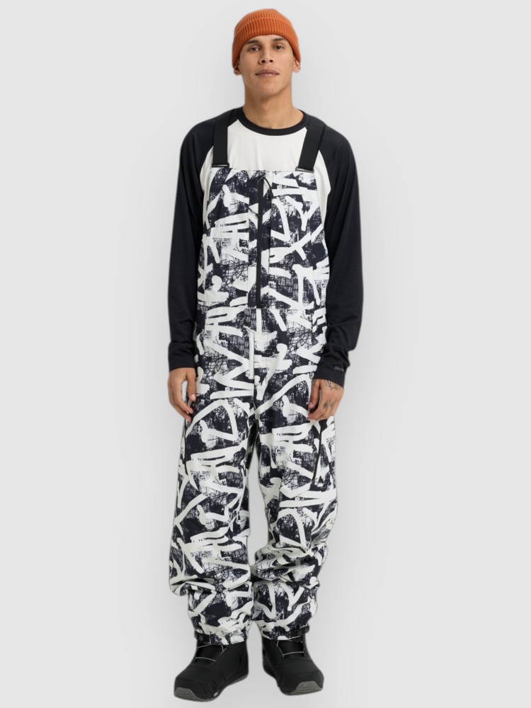 

Штаны для сноуборда Burton Reserve Relaxed Bib Pants, city streets, Черный, Штаны для сноуборда Burton Reserve Relaxed Bib Pants, city streets